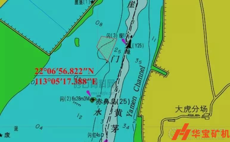 廣東掛牌出讓湛江東海島東海2500萬方海砂開采權